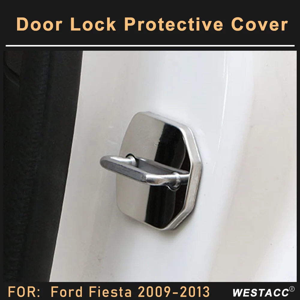 4 шт. пряжка для автомобильного дверного замка защитный чехол устойчивая к