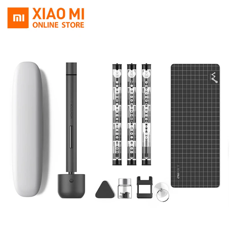 Xiaomi Wowstick 1F+ 1F Pro мини электрическая отвертка набор частей инструментарий сплав тела светодиодный свет для телефона ноутбука цифровые продукты