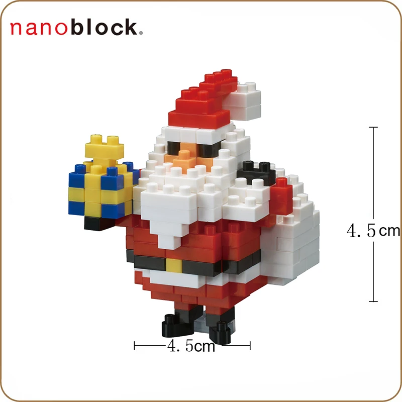 Nano Block Santa Claus nbc-200 NANOBLOCK Small grain miniature diamond building block adult construction toy NBC-200 | Игрушки и хобби