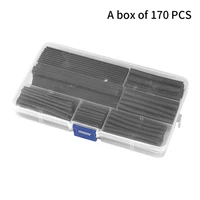 170pcs heat shrink tubing set pe insulation cable tube waterproof shrinkable sleeving wire wrap