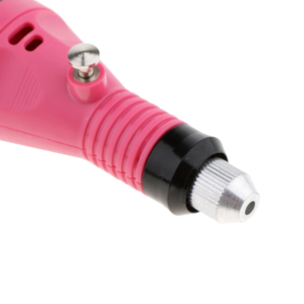 

Protable Mini Electric File Nail Drill Manicure Machine Kit Set EU Plug Pink Electric Nail Files Nail Drill Bit