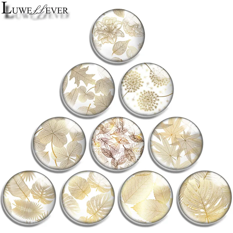 Браслет-амулет с круглыми листьями размером 12 мм 14 16 20 25 30 693 геометрической формы