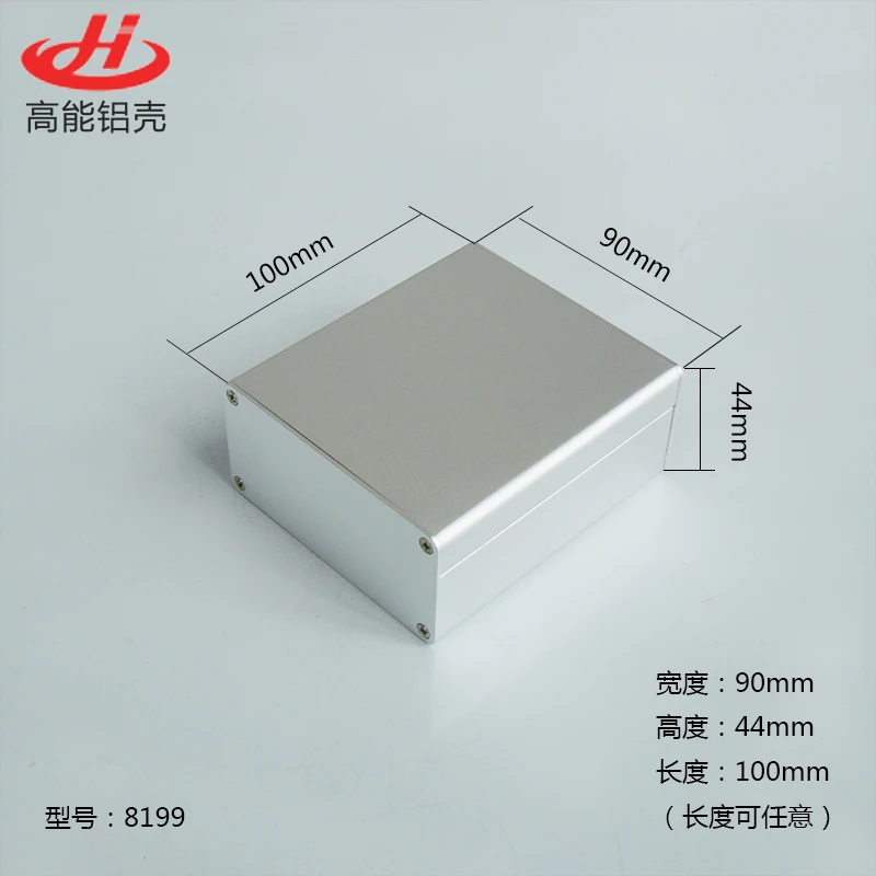 Чехол-накладка для электроники алюминиевый корпус 44 (в) x90 (Ш) x100 (Д) мм 8199 1 шт. |