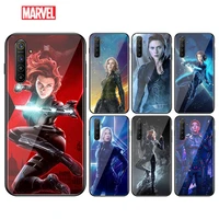 marvel women black widow for oppo a93 a92 a73 a53s a52 a32 a31 a12e a1k f17 f15 reno5 5k find x2 x3 pro lite black phone case