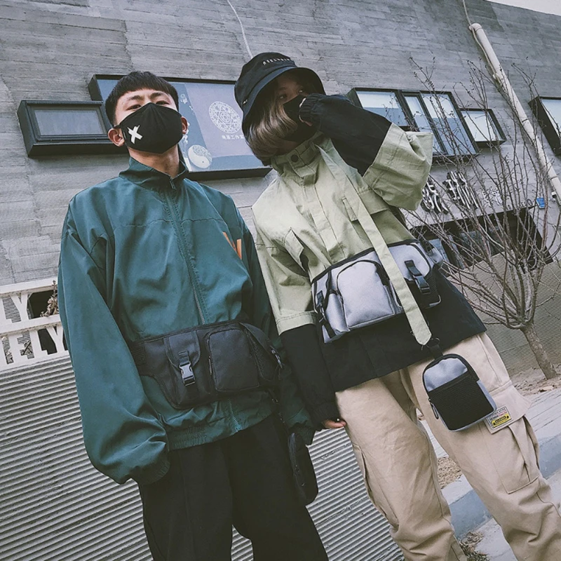 

Men Women Waist Bag Pack Hip Hop Style Adjustable hunting waterproof portable pouch sports waist pouch