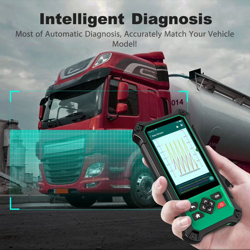 2022 OBD2 сканер для тяжелых грузовиков полная система Автомобильные
