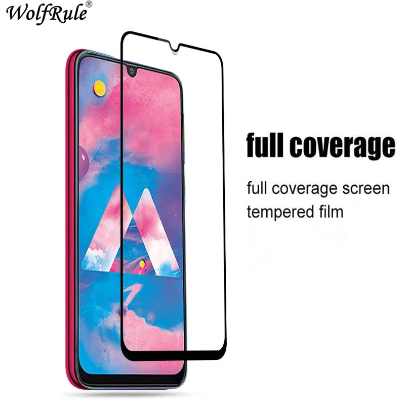 2 piezas de Protector de pantalla LCD para Samsung Galaxy M30S pegamento completo de vidrio para Samsung M30S cubierta completa de vidrio templado 6,4 "pel&iacute;cula de tel&eacute;fono-1