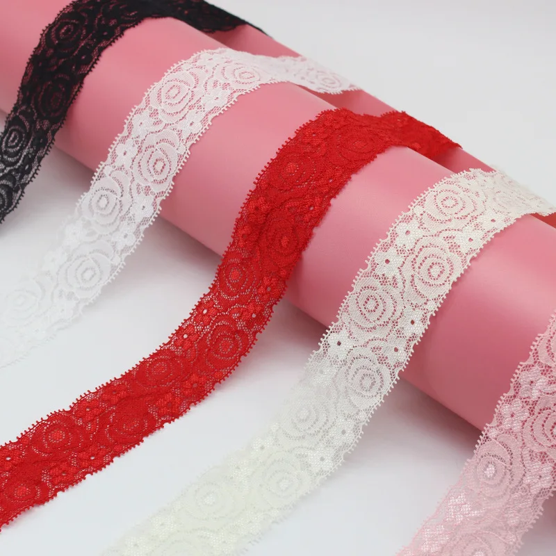

5 Yards Stretch Lace 38mm Underwear Wedding Dress Diy Eye Mask temptation Stockings Dress Lace for crafts