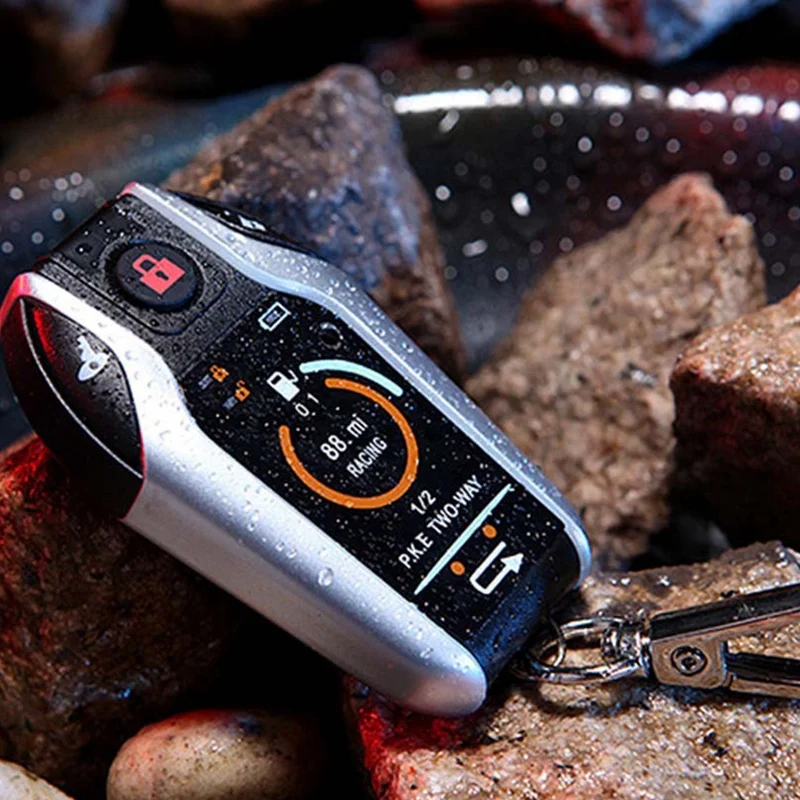 12V Motorcycle Anti-Theft Two-Way Alarm with Automatic Locking To Unlock A Key Start the Flameout Function Protect Eng | Автомобили и
