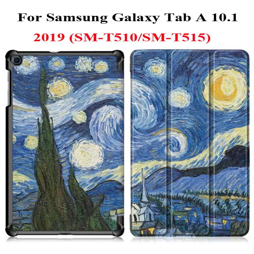 2019 XK Ультратонкий чехол для samsung Tab A 10,1 T580 T585 T510 T515 чехол для планшета для samsung Galaxy Tab A 10,1 чехол - Цвет: 2019 XK