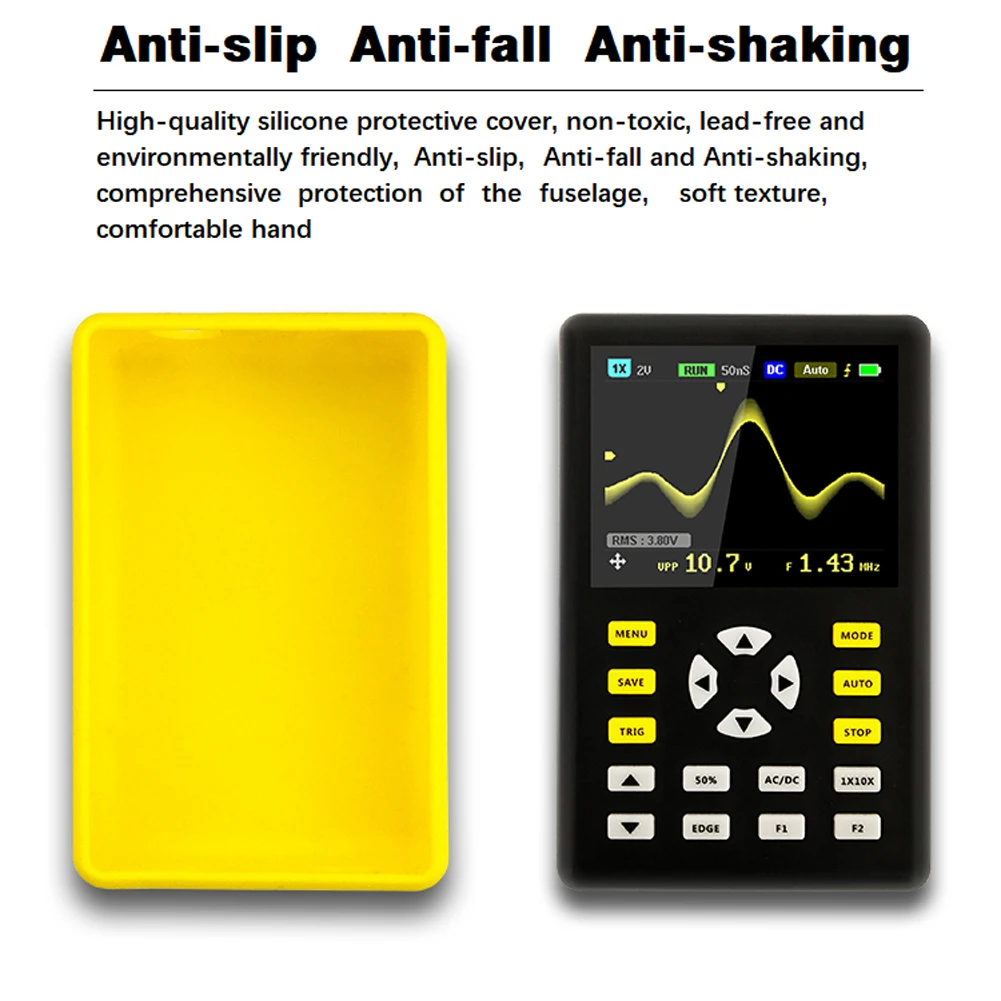 Цифровой осциллограф с экраном 2 4 дюйма 100 МГц аналоговая полоса пропускания