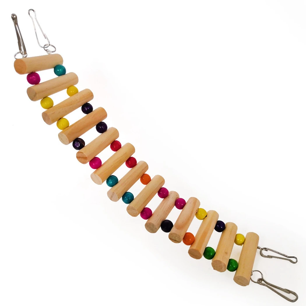 Забавная птица 3 шт. креативная лестница для птиц с качели и гамаком попугая