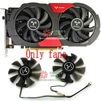 original for colorful gtx1050ti gtx1050 geforce graphics card cooling fan 1set