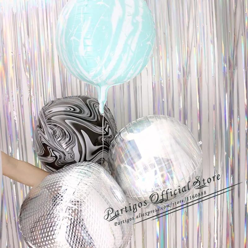 

3pcs Rose Gold 4D Foil Balloons 18/22/32 Inch Helium Globos Rainbow Metallic Ballon Wedding Decor Birthday Party Decorations
