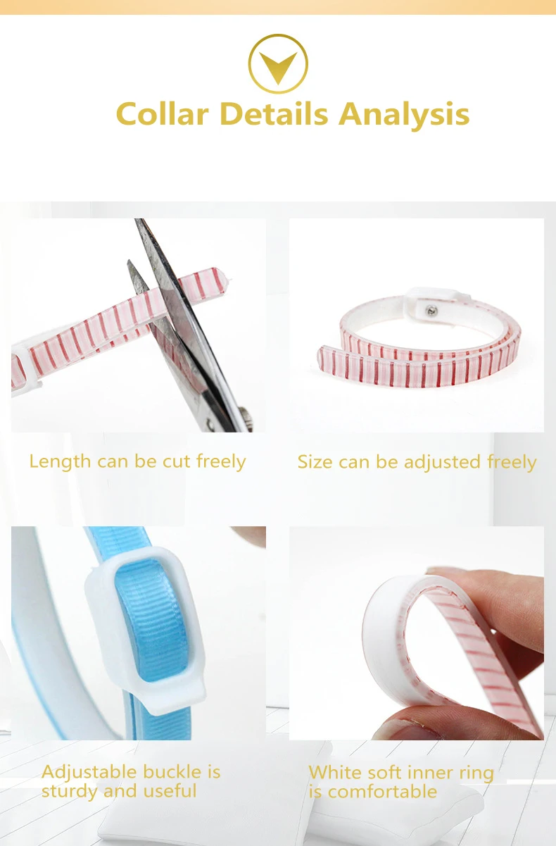 Анти блошиный ошейник для кошек регулируемое эфирное масло домашних животных