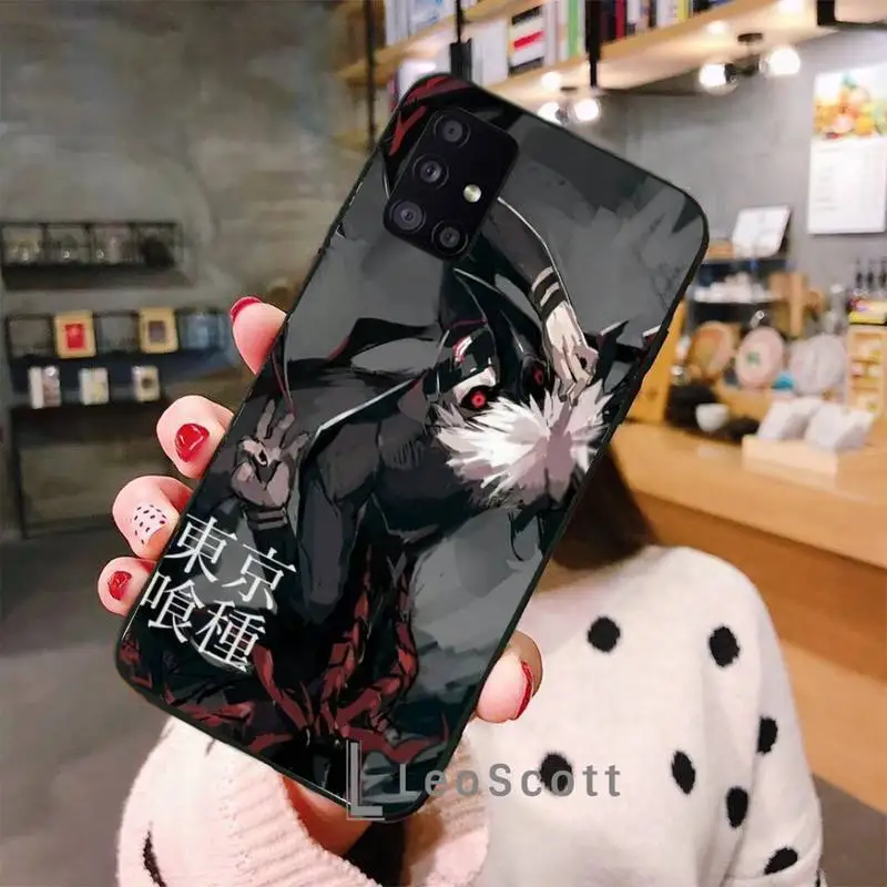 

Tokyo Ghouls Ghoul Anime Phone Case For Samsung A40 A50 A51 A71 A20E A20S S8 S9 S10 S20 Plus note 20 ultra 4G 5G