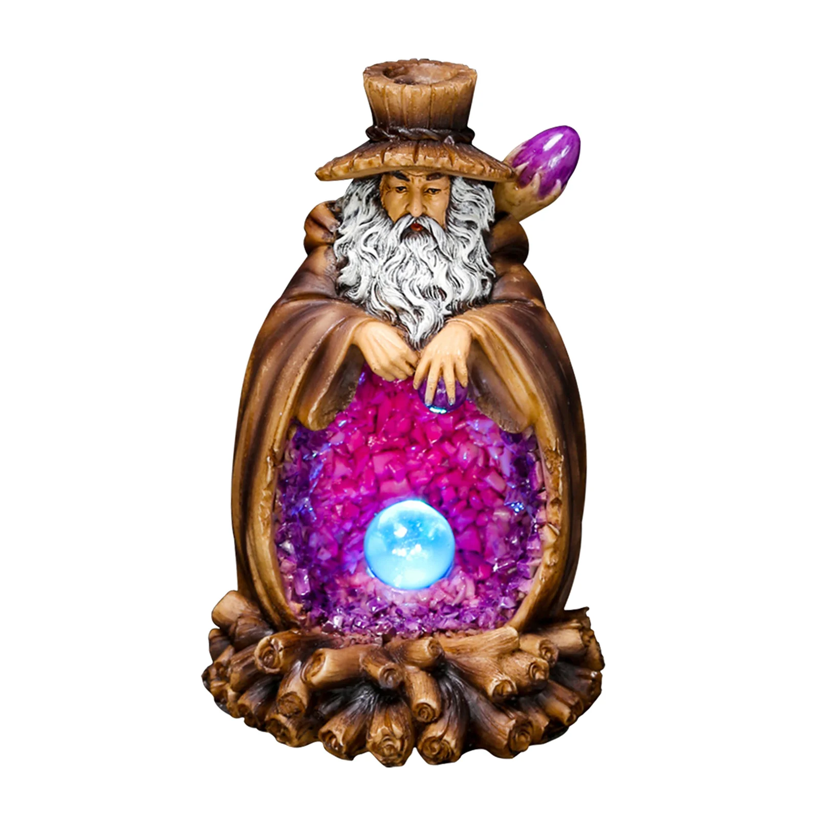 

Incense Holders Zen Incense Burner Fountain Backflow Aroma Smoke Censer Holder for Yoga Meditation Housewarming Gifts