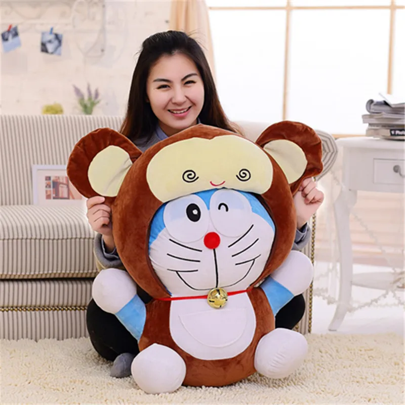 Новый Doraemon животных пересечения плюшевые превратился в кукла Зодиак игрушки для
