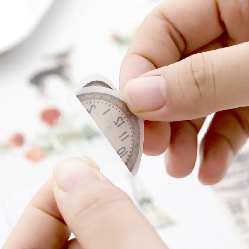 1 пакеты/партия с принтом милых животных и растений Ретро предметы канцелярские