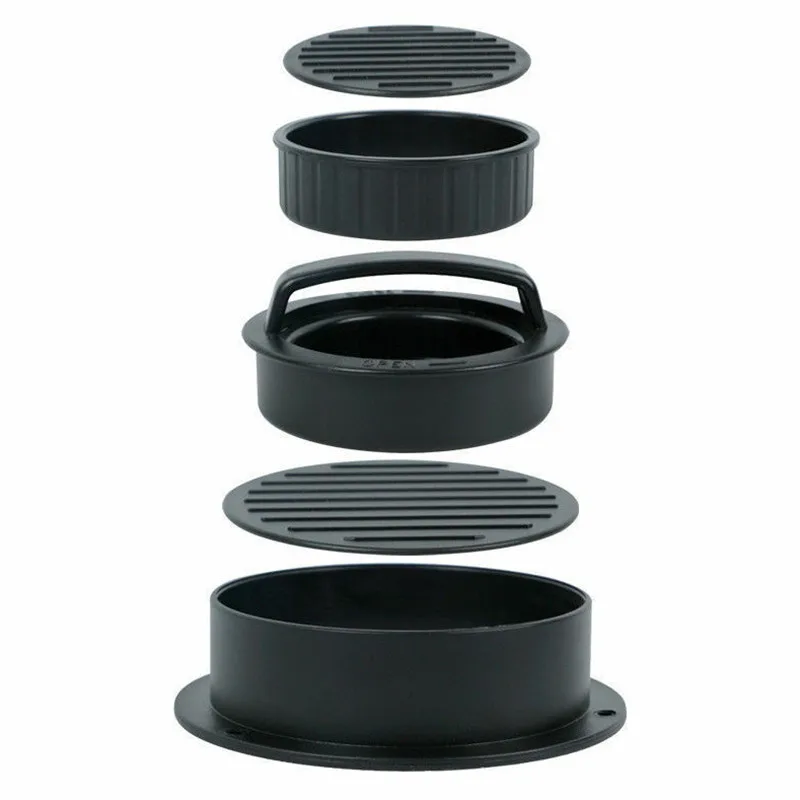 

Manual Hamburger Maker Kitchen Round Shape Burger Press ABS Hamburger Meat Press Beef Grill Hamburger Press Patty Maker Mold