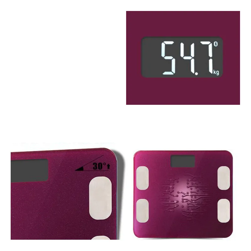Приложение smart Bluetooth весы с анализатором жира человеческого тела Вес домашнего