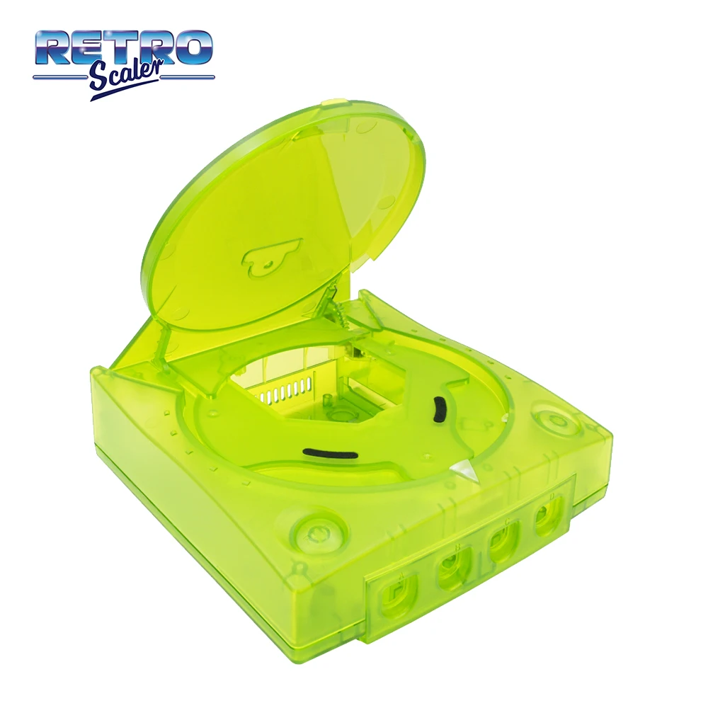 Retroscaler Replacement Console Case DC Plastic Shell for Dreamcast Video Game Consoles Transparent BOX images - 6