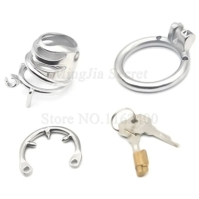 Секс-шоп мужское устройство верности из нержавеющей стали с зубчатым кольцом