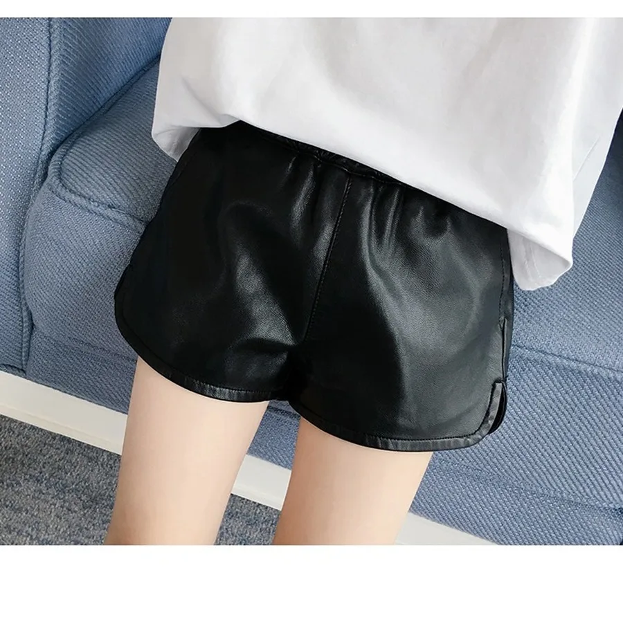 Шорты-Легинсы из ПУ кожи для девочек-подростков 100-160 см | Мать и ребенок