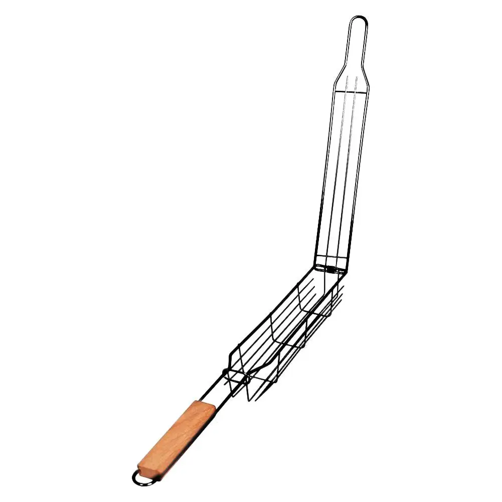 Корзина для барбекю вращающийся колпачок прочная удобная корзина гриля с