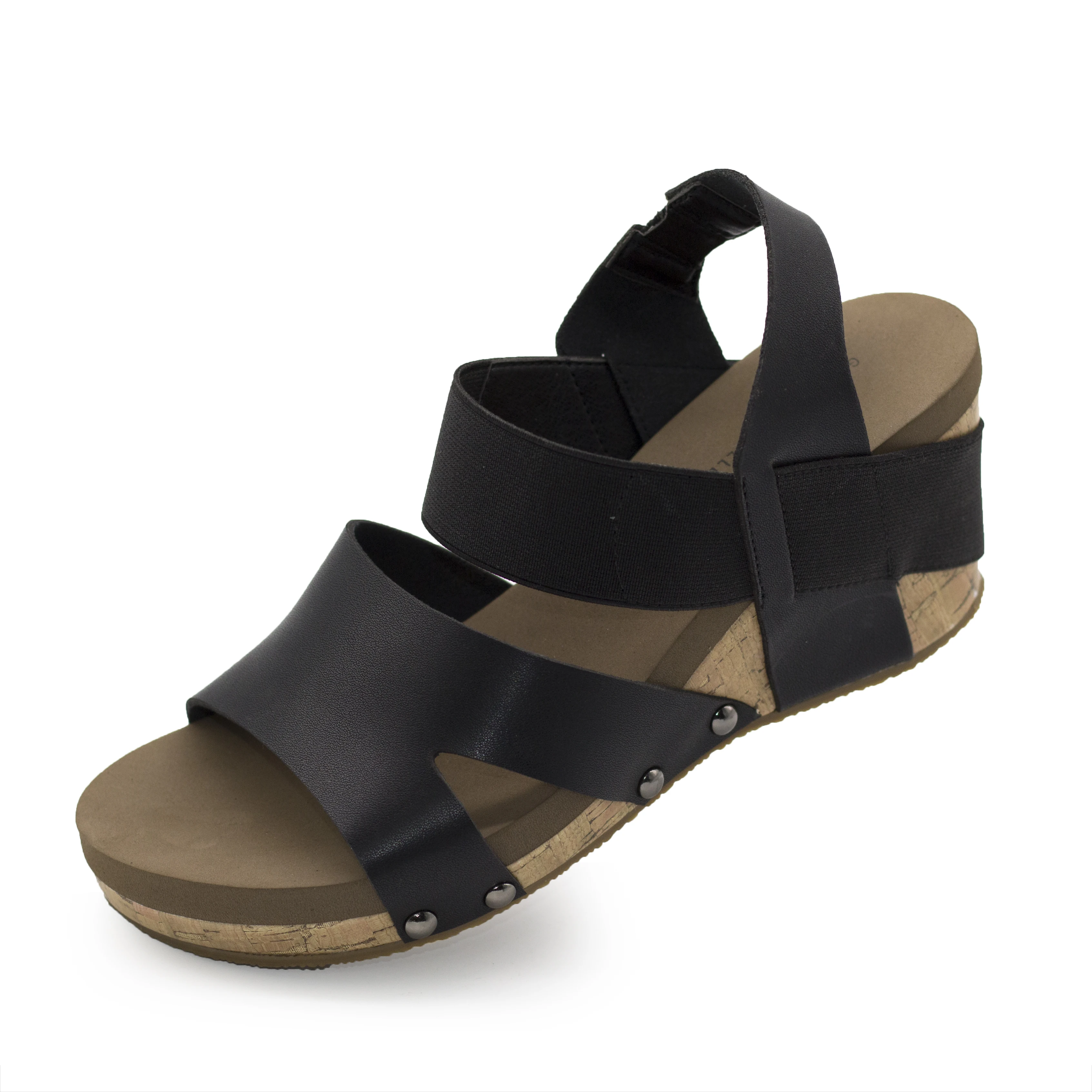 H9238-2 Ankle Strap Summer Beach Sandals Comfort Wedge Heeled Shoes for Women Comfortable Ladies Wedge Heel Sandals Girls