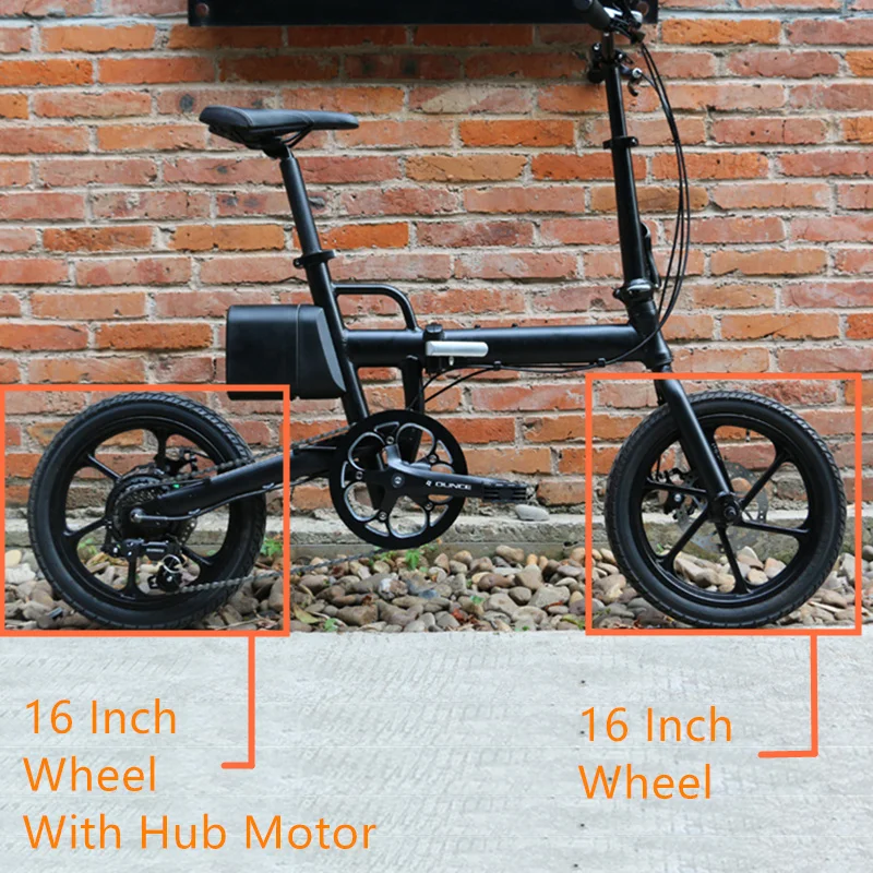 16-дюймовый 36 В/250 Вт алюминиевый мотор для электровелосипеда | Спорт и развлечения