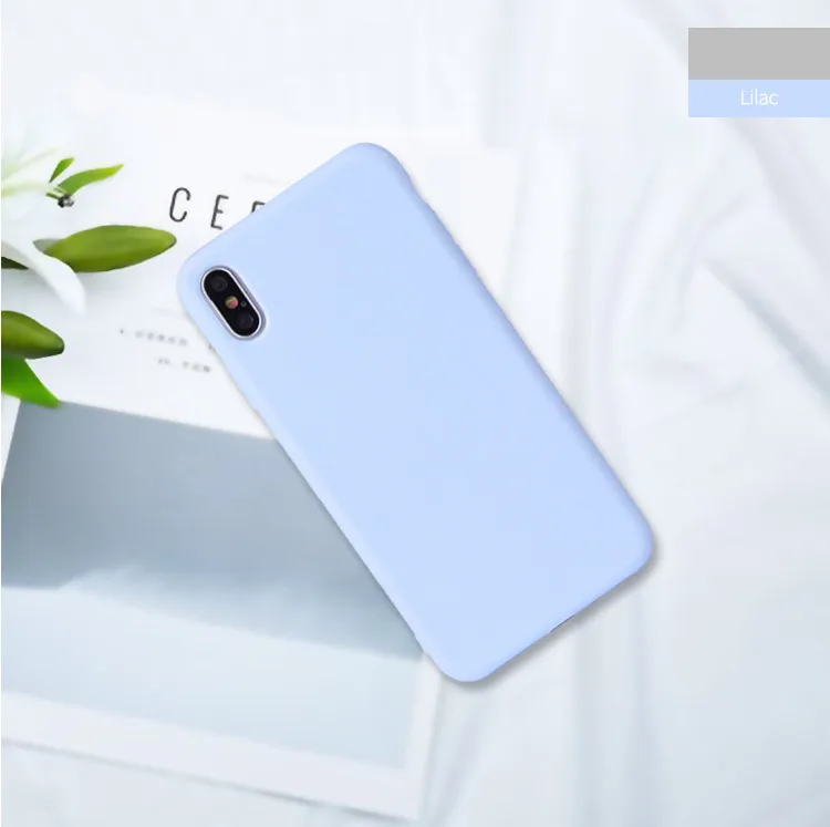 Однотонный силиконовый чехол для iPhone XS 11 Pro Max XR XS Max X 6 6S 7 8 Plus, мягкий ТПУ чехол USLION, карамельный цвет, чехол для телефона