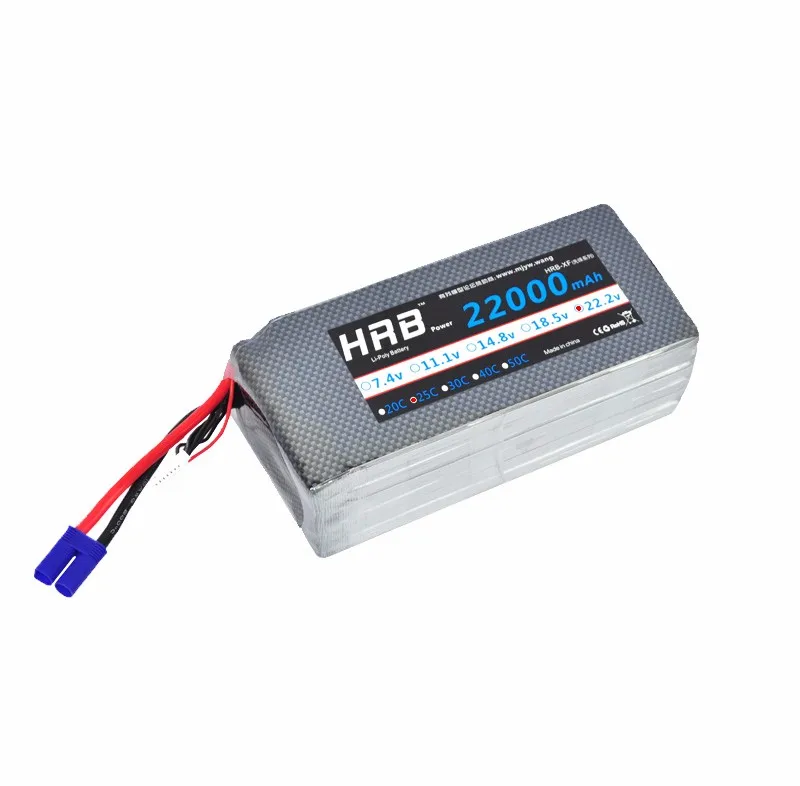 Аккумулятор HRB 6S 22 2 V 25C 12000mAh 16000mAh 22000mAh для радиоуправляемого вертолета|Детали и