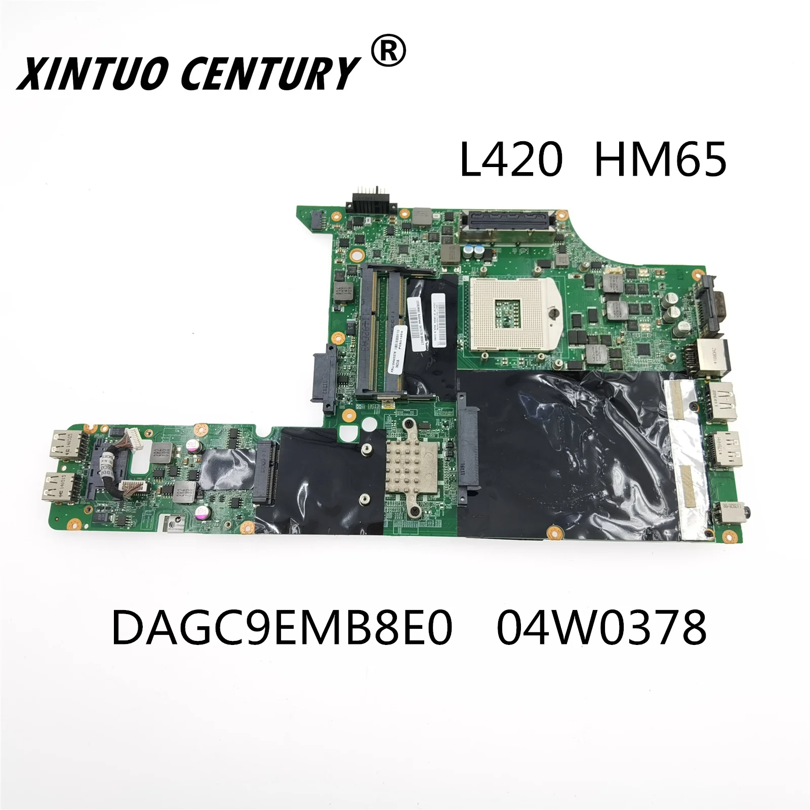 

For Lenovo thinkpad L420 HM65 computador portátil mainboard DAGC9EMB8E0 04W0378 DDR3 placa-mãe 100% test