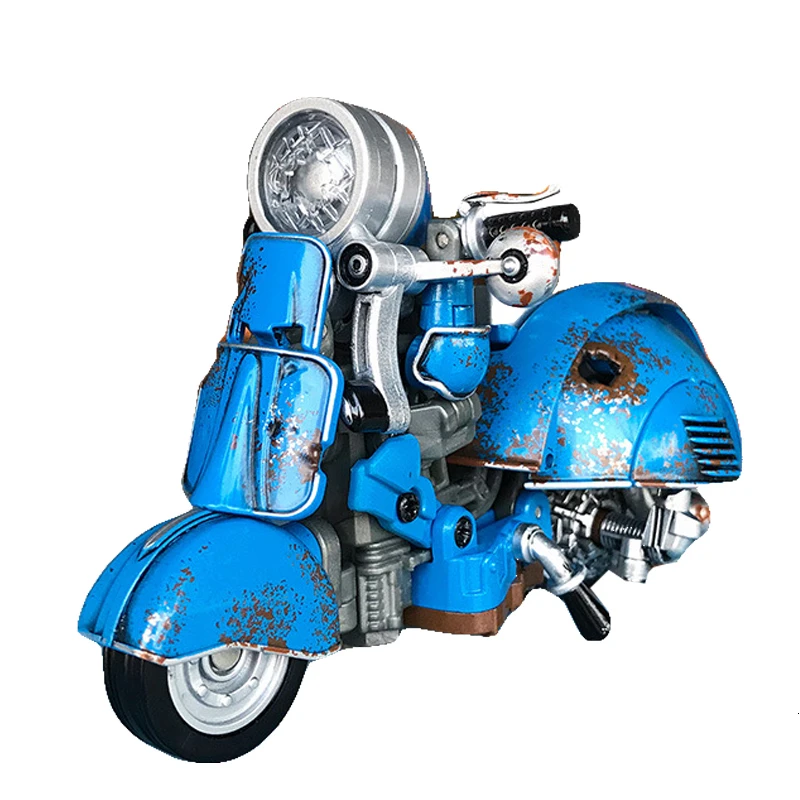 

WEIJIANG Sqweeks Battle Damage With Platform Transformation Toy Small Steel Cap Action Figure Movie Model Deformation Car Robot