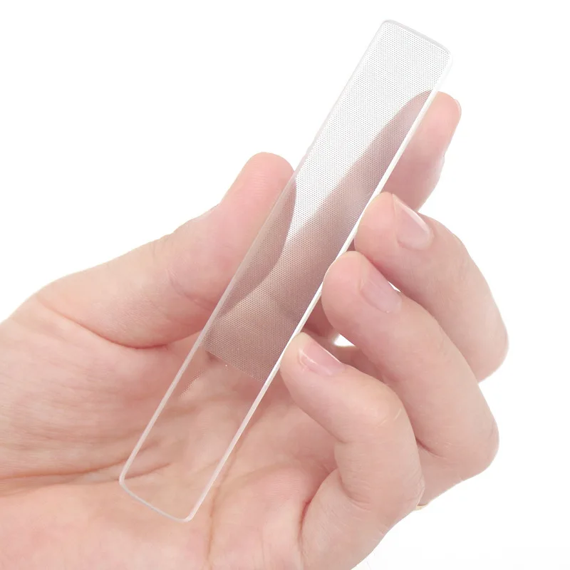 Professional Nano Glass Nail File Buffer Block Shiner Manicure Art Polish Nails Accessories Files With | Красота и здоровье