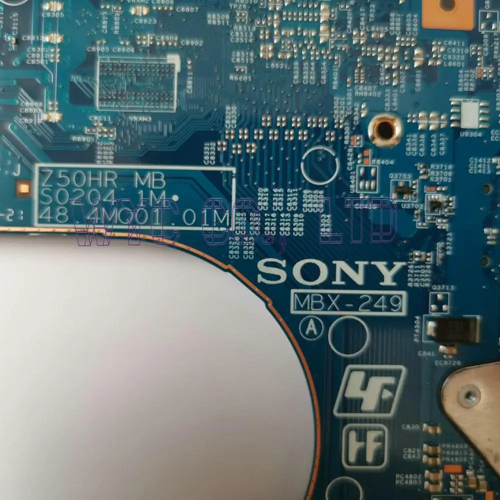 Охлаждающий вентилятор SONY VPC EH ноутбук материнская плата MBX 249 PCG 71A11T Z50HR S0204 1M