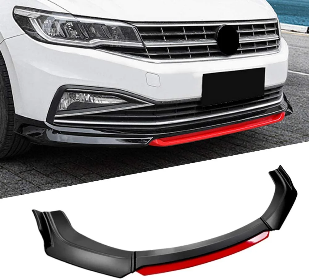 

Front Bumper Spoiler Guard Plate Lip Body Kit Carbon Surface Chin Shovel Contrast Color Design For Hyundai Mistra 2014-2019