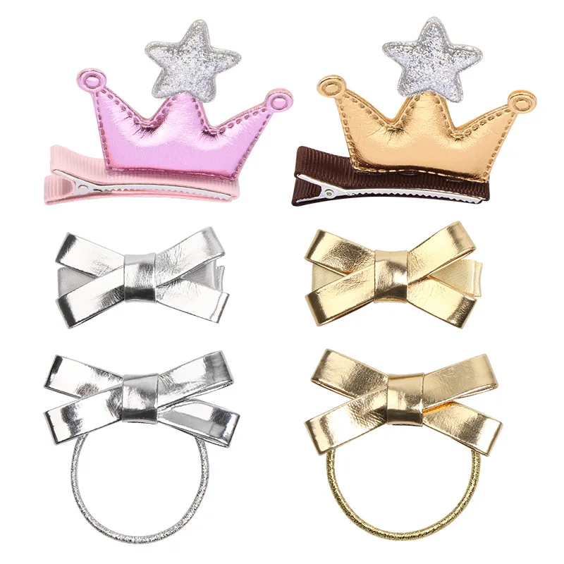 

Lovely Crown Stars Hair Clips Princess Children Hair Accessories Baby Infants Hair Crown Cartoon Girls Hairpins Kids Barrettes