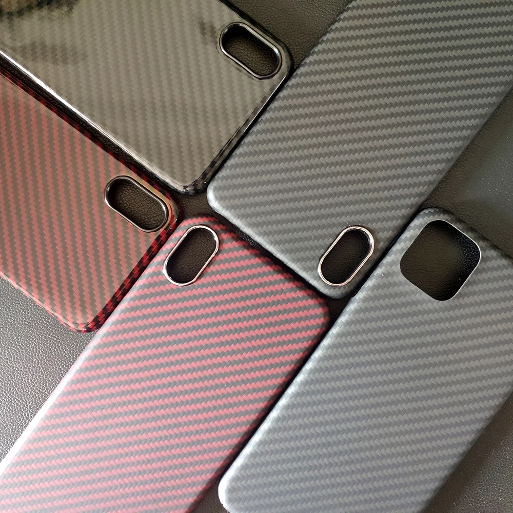 Чехол из углеродного волокна для iPhone 11 Pro Max X XS ультратонкая задняя крышка