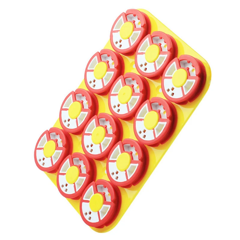 

12Pcs/Set Silica Winding Board Fishing Line Shaft Fishing Spool Main Coil Board Plate Can Be Fixed On Fishing Tackle Box