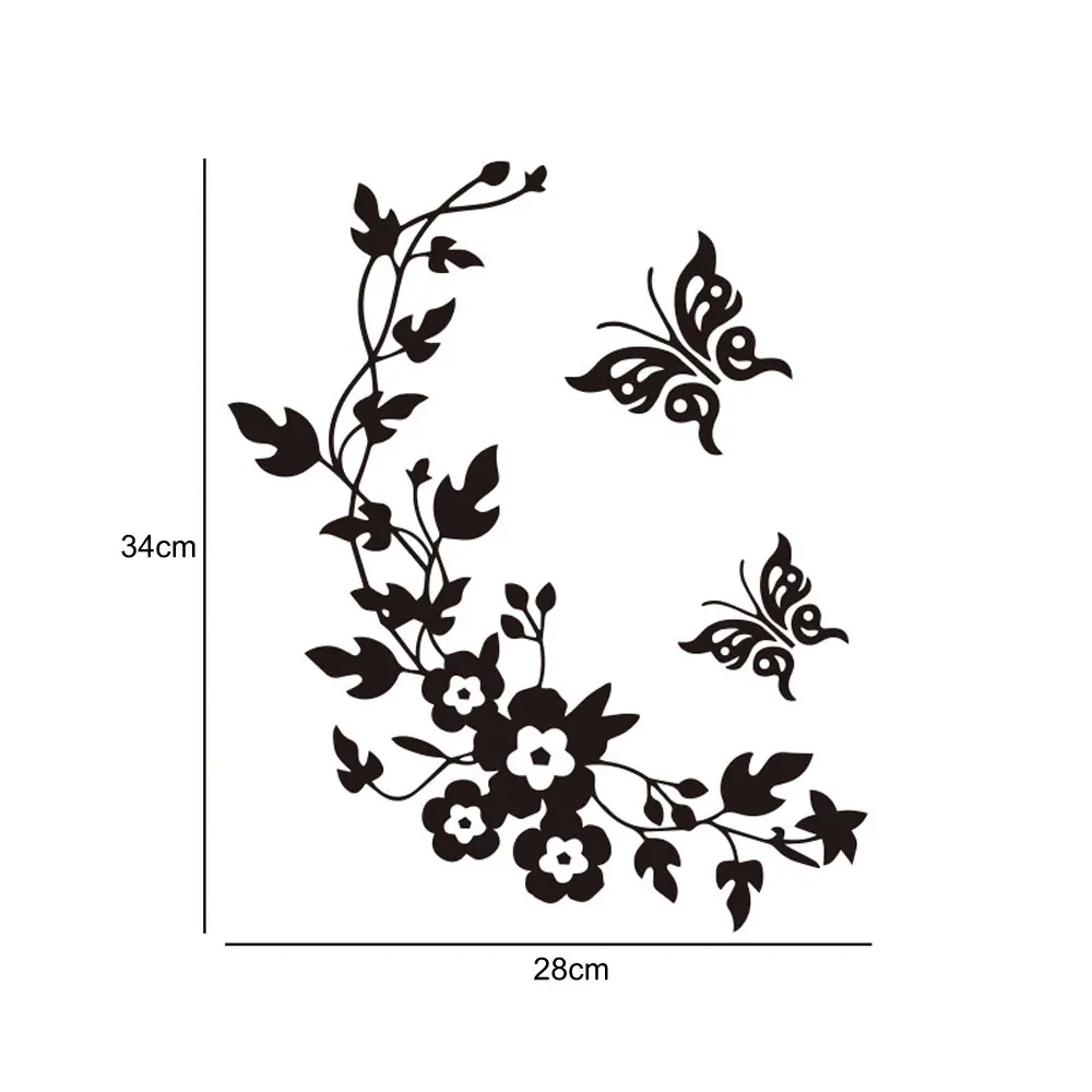 Флуоресцентные наклейки с бабочками Светящиеся в темноте мультипликационным