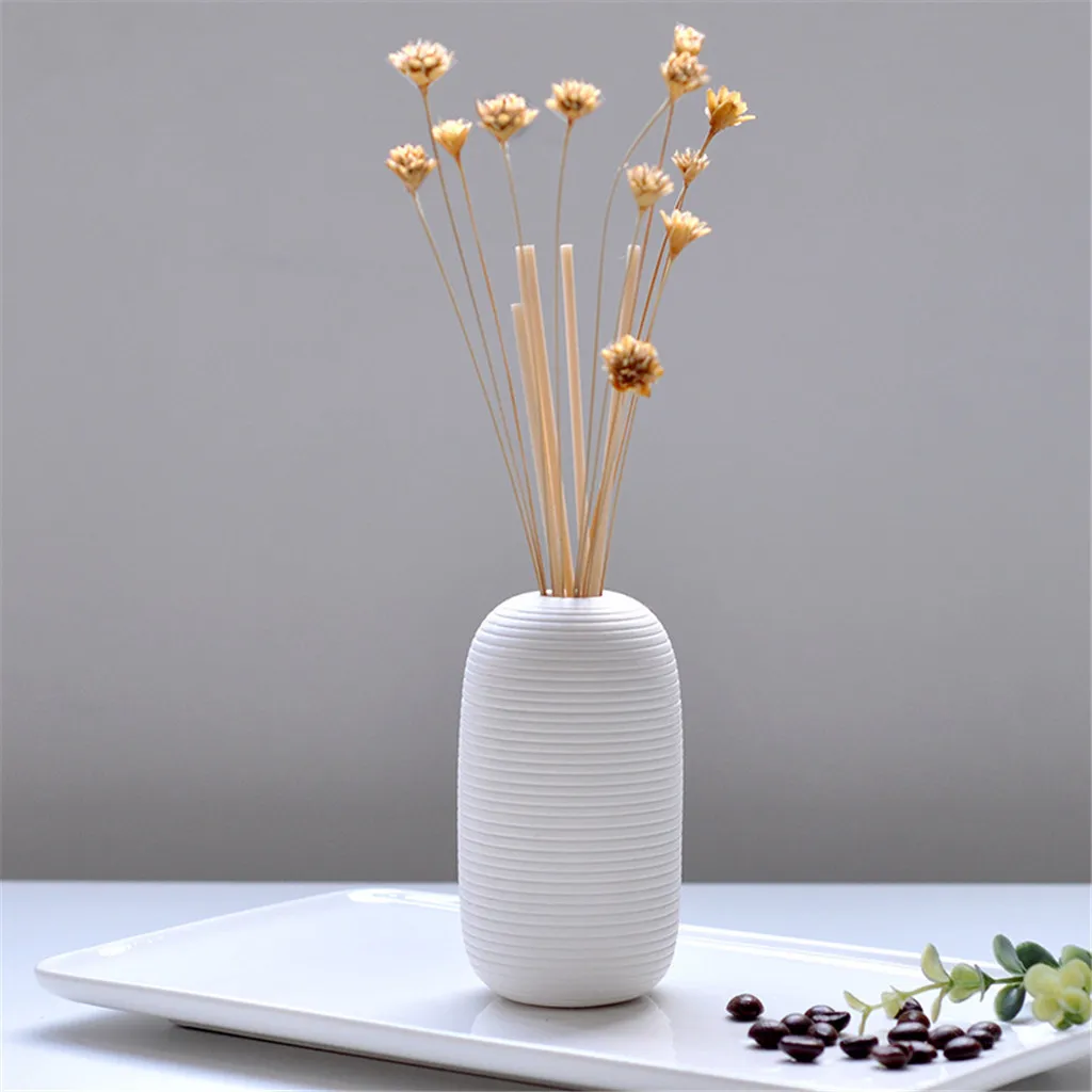 Рид Масло Диффузоры с 12 сушеные цветы 4 палочки из натуральных материалов