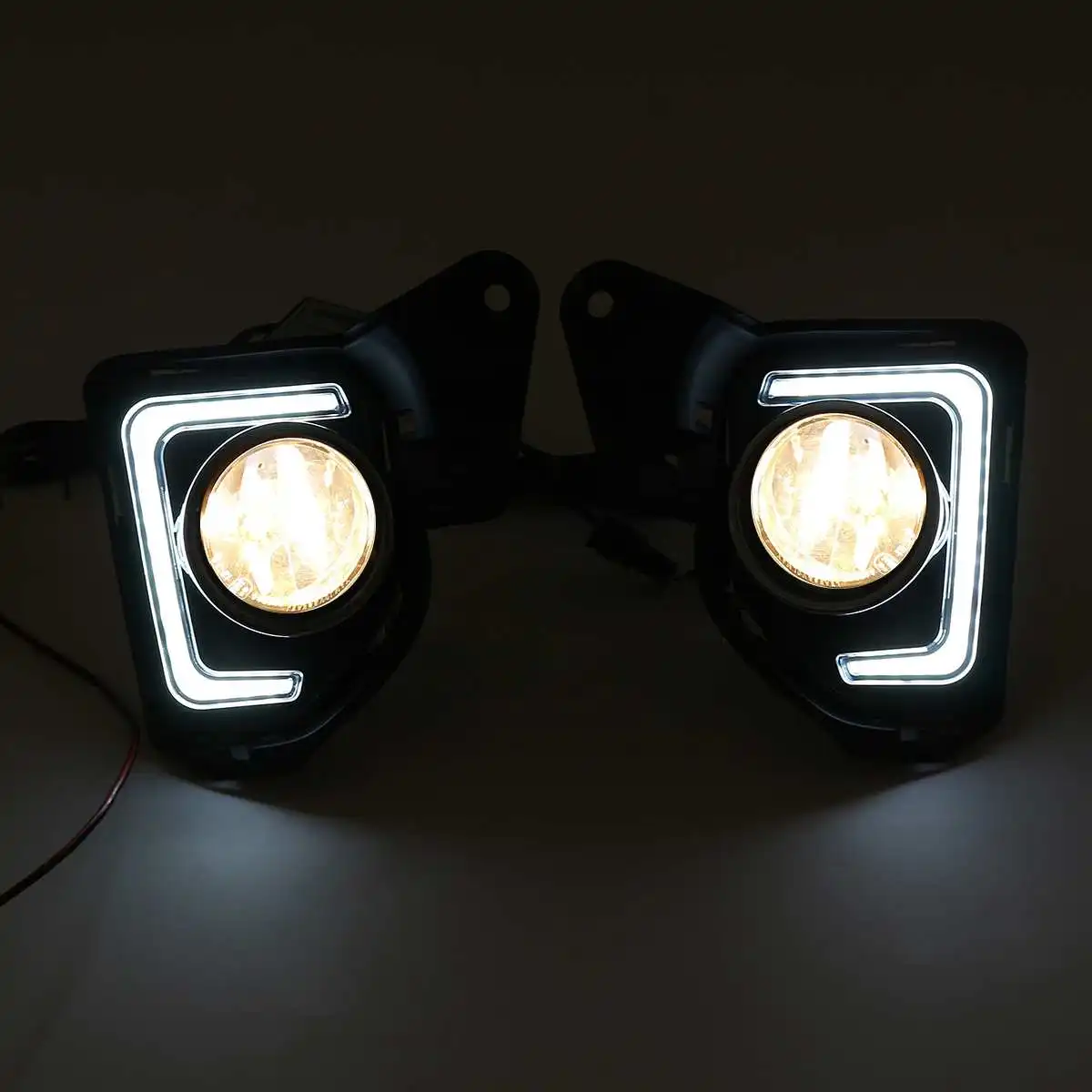 Led Drl с Галогенные Противотуманные светильник для Toyota Hiace 2014 2015 2016 2017 2018