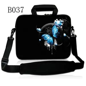 blue butterfly laptop handbag sleeve shoulder bag notebook case 12 13 14 15 6 for 13 3 macbook air pro asus acer lenovo dell free global shipping