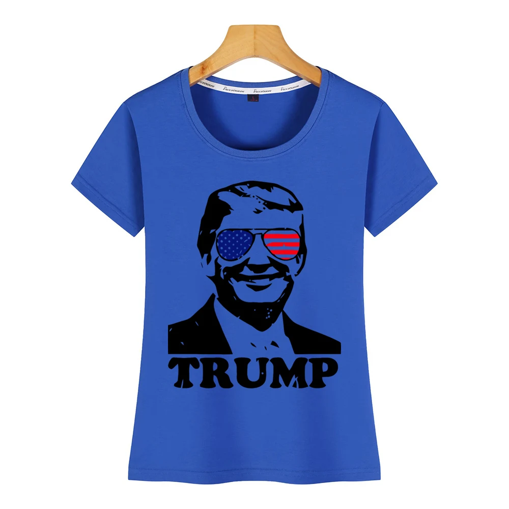 Женская футболка с американским флагом Летняя короткая Harajuku | одежда