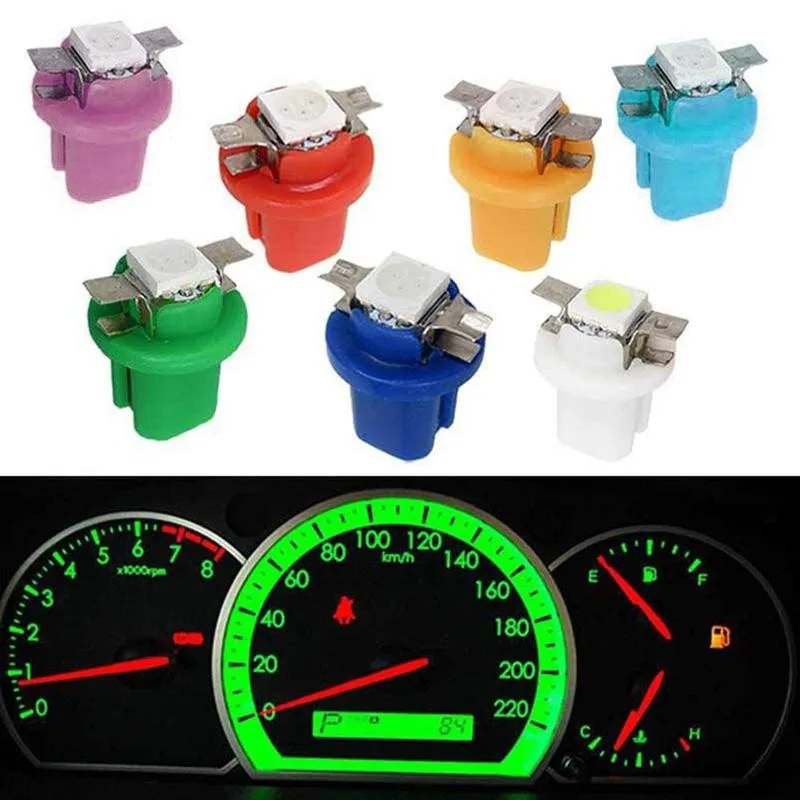 

1 шт. T5 B8.5B 5050 SMD светодиодные лампы автомобиля лампа приборной панели Приборная панель автомобиля светодиодная Клин для лампы лампа постоян...