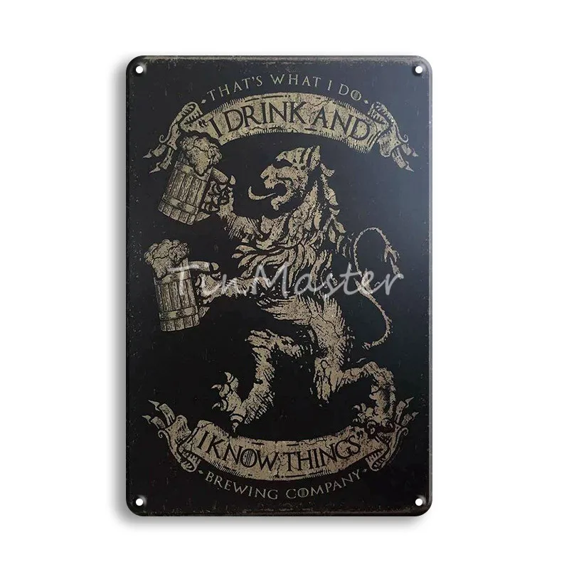 10441 Guinness Cola винтажная Оловянная металлическая табличка 20x30 см поп-Декор домашний бар паб человек пещера ностальгия реклама плакат искусство стены - Цвет: 10441