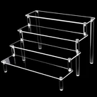 5432 Слойная акриловая экшн-фигурка стенд для демонстрации игрушек стенд для куклы ручная офисная фотография трапециевидная полка коробка