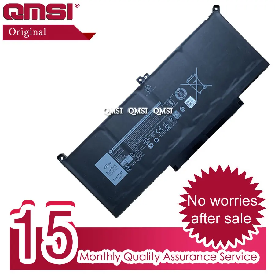 Аккумулятор QMSI 7 6 в 60 Вт/ч оригинальный аккумулятор F3YGT DM3WC 0DM3WC 2x39 г подходит для
